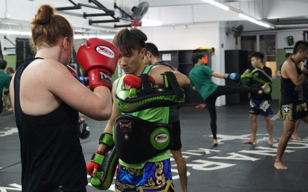 Muay Thai Pad Holding