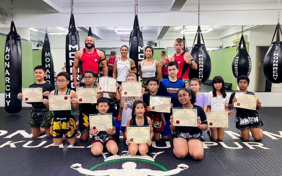 Monarchy MMA Celebrates Kids’ Muay Thai Graduations