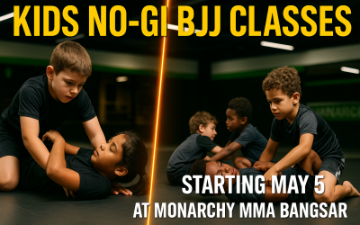 Exciting Announcement: Kids No-Gi BJJ Classes Launching at Monarchy MMA Bangsar!