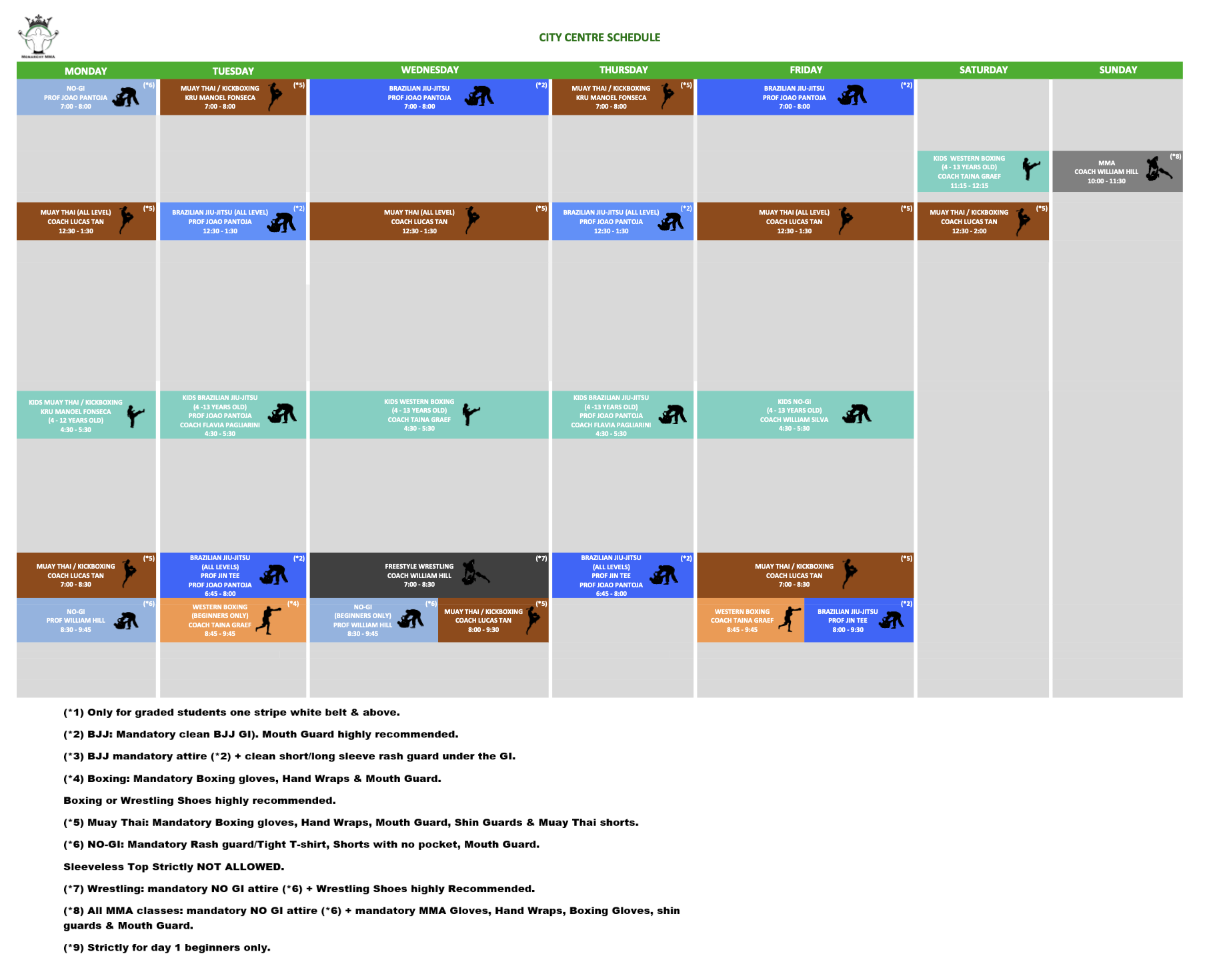 Monarchy MMA Bangsar Gym