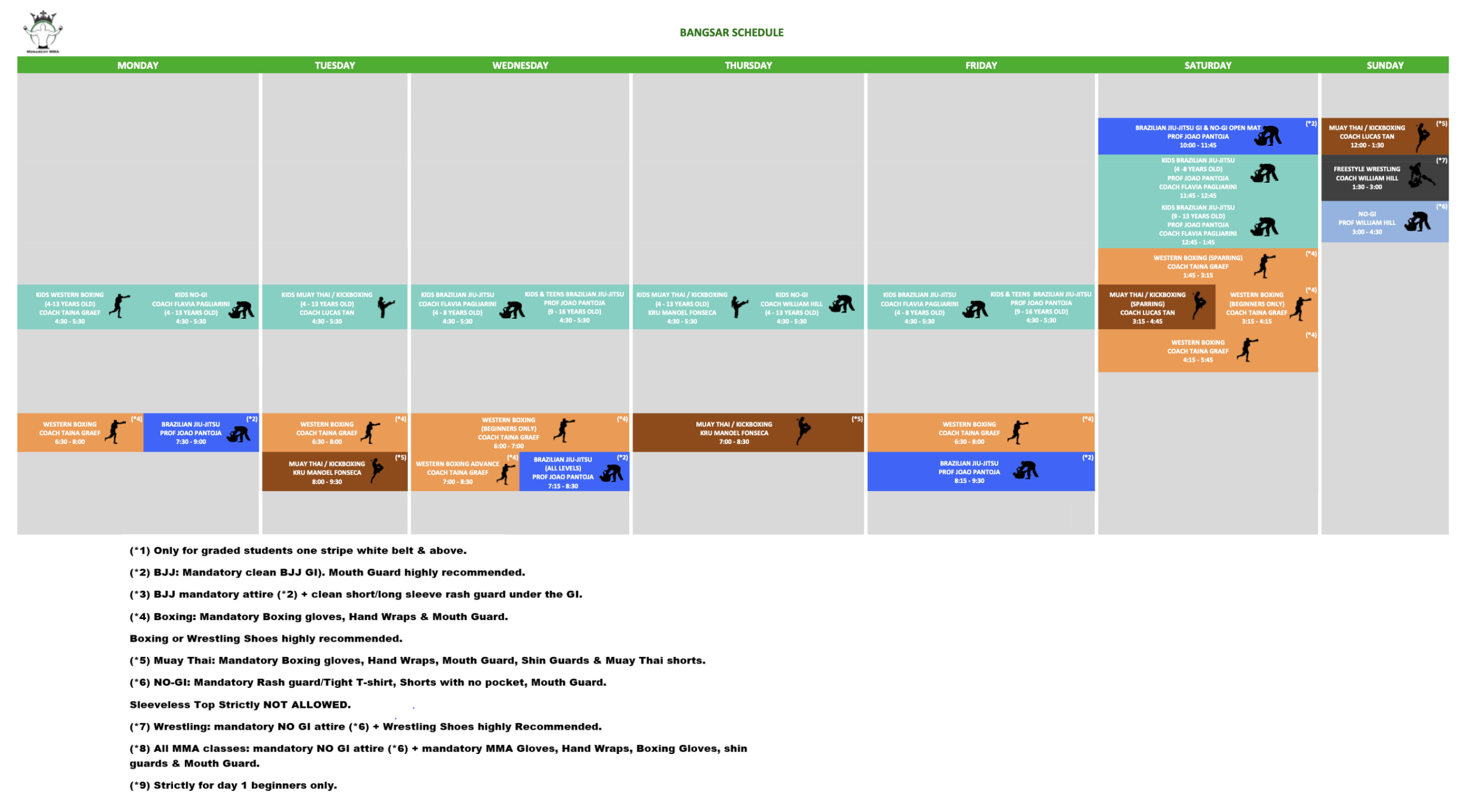 Monarchy MMA Bangsar Gym