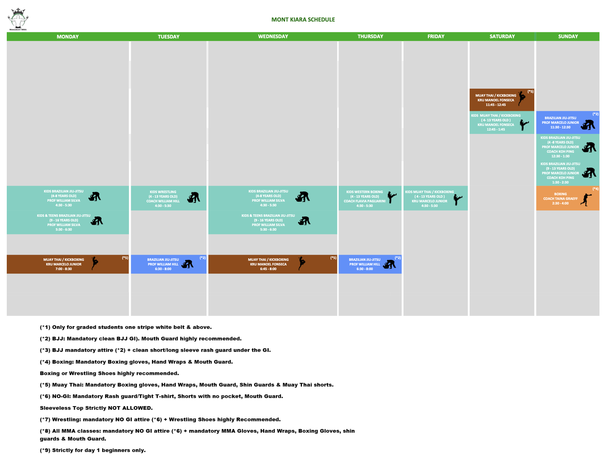 Monarchy MMA City Centre Gym